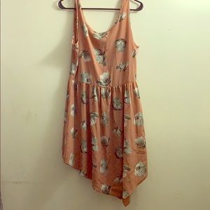 Floral Champagne dress